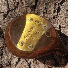 1962-64 MacGregor Tourney Tommy Armour 653 T Persimmon 3 Wood Oil Hard B135