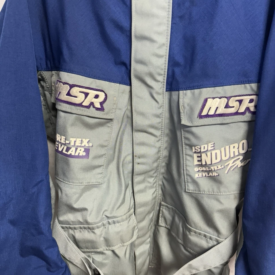 Chaqueta de Colección MSR Enduro Gore-tex Para Hombre Grande Azul/Gris Carreras Foto 4 de 4