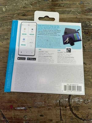 NEW Tile Performance 2-Pack Bluetooth Tracker Pro + Slim Item Locator Finder  