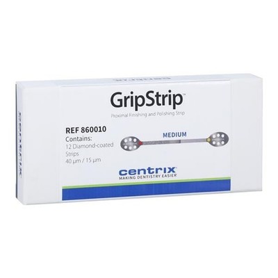 Centrix 860010 Couture GripStrip Diamond Coated Finishing Strips Medium 12/Pk