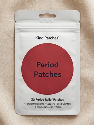 Period Patches Extra Strong by Kind Patches for Women - 30Count Patches.