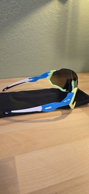 Oakley Flight Jacket Sunglasses Custom Prizm Sapphire Lens | eBay