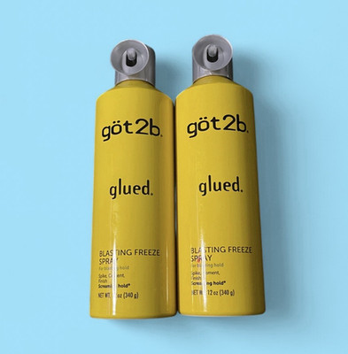 Got2b Glued Styling Spray 2 Pack 12 oz (Aerosol) Ships Ground Only