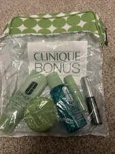 Clinique Club Set Soap Makeup Remover Face Powder Mascara Sugared Maple Lipstick