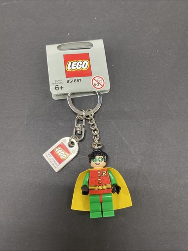 LEGO 851687 DC Comics Batman Robin Keychain Minifigure Black Label - Picture 3 of 4