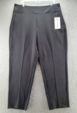 Athleta Endless High Rise Pants Womens 16 Black Stretch Breathable Quick Dry NWT