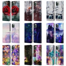 OFFICIAL HAROULITA CONCEPT PHOTOGRAPHY LEATHER BOOK CASE FOR APPLE iPHONE PHONES