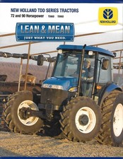 Farm Tractor Brochure - New Holland - TD80D TD95D - TDD series -2007 (F9383)