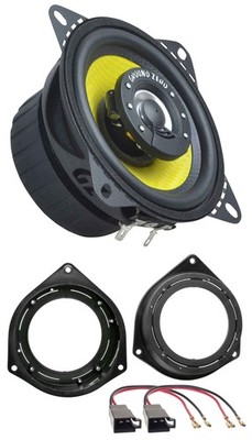 Ground Zero 10cm 2-Way 100 Watt Speakers for Opel Astra Corsa Storage Rear He