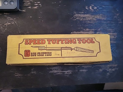 Outil De Tuffing RC Rug Crafters - Vintage, Complet Dans Sa Boîte - Fabriqué Aux USA