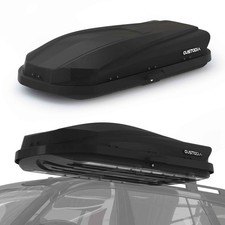 14ft Car Top Cargo Carrier Vehicle Roof Mount Luggage Storage Box,DIAMOND BLACK