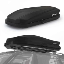 14ft³ Car Top Cargo Carrier Vehicle Roof Mount Luggage Storage Box,DIAMOND BLACK