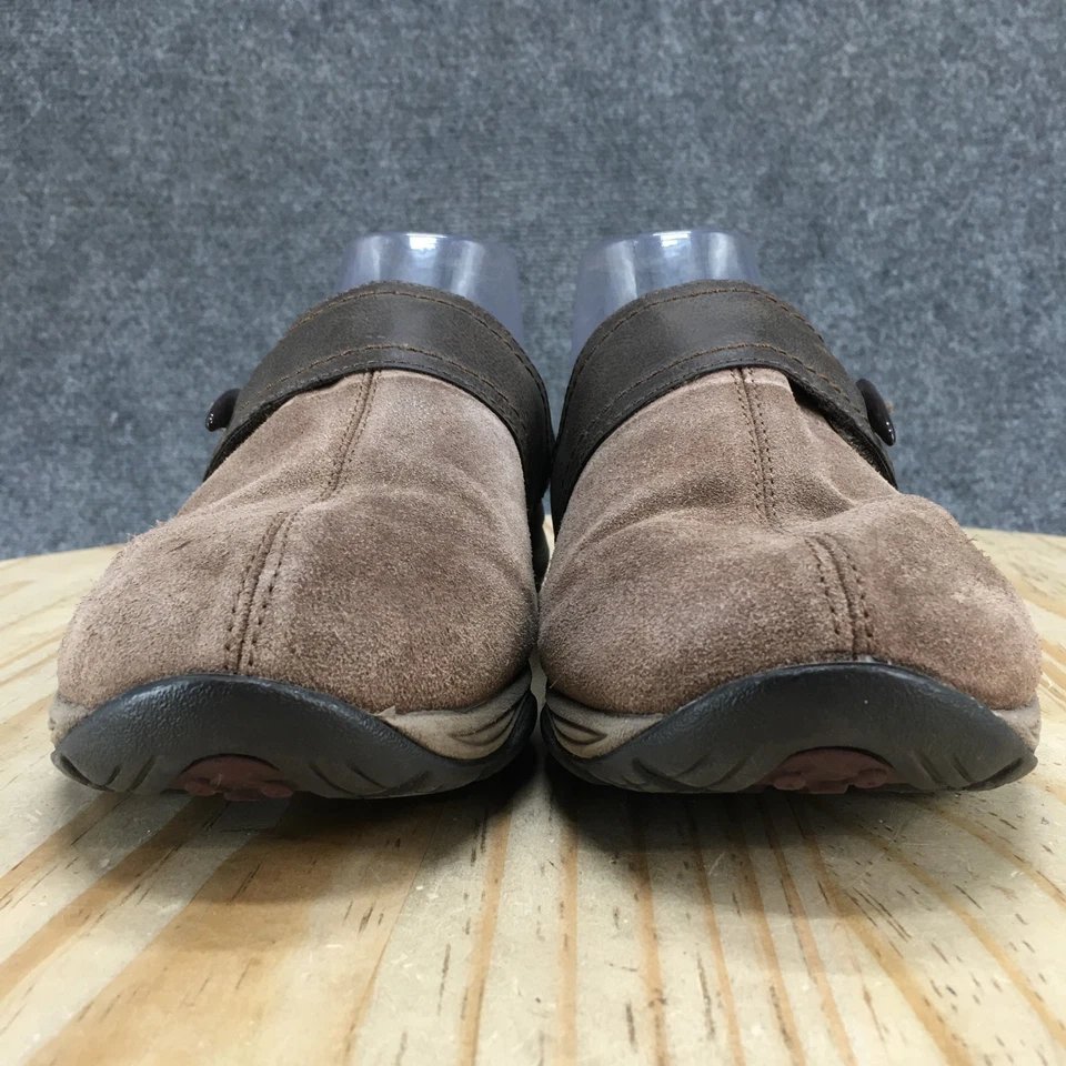 Easy Spirit Shoes Womens 8.5M Brown Eliana Mules Suede Comfort Slip On Explore24 - Image 3 of 4