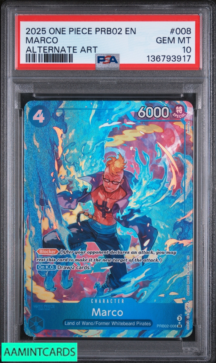 Marco (Alternate Art) PRB02-008 Premium Booster -The Best- Vol. 2