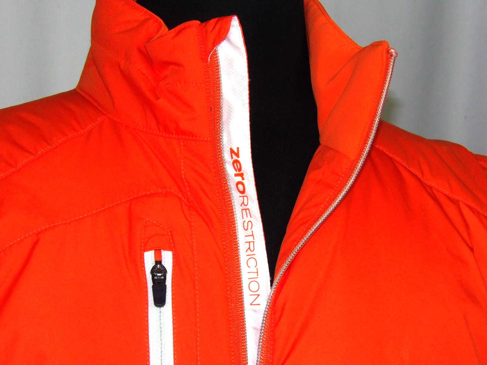 Zero Restriction PrimaLoft Insulated Orange Zip-U… - image 6