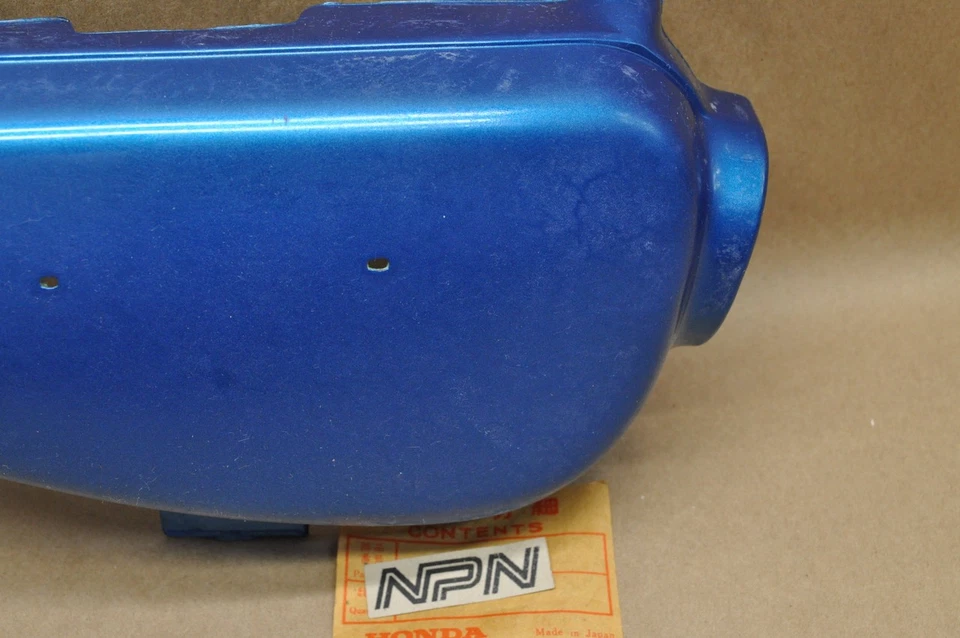 Panel de cubierta lateral derecho azul Honda CL100 K2 CL100S CL125 S 83540-108-761 NUEVO DE STOCK Foto 2 de 4