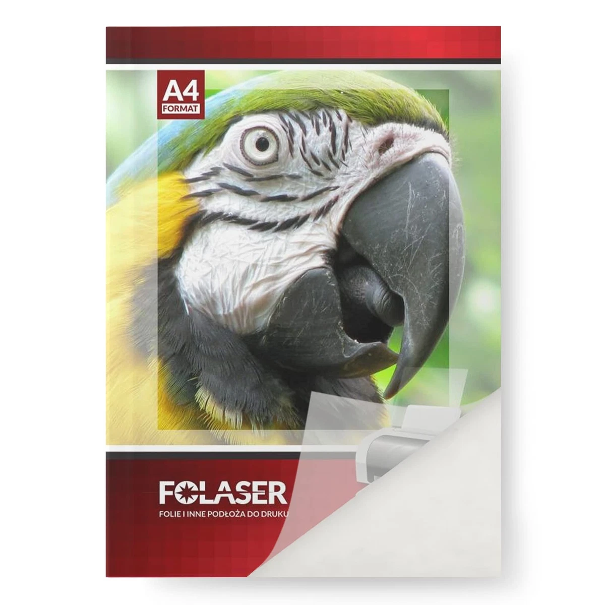 Folaser 10x Film Autocollant Transparent A4 210 x 297 mm Papier Laser pour Mat