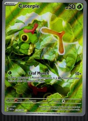 Caterpie 172/165 Illustration Rare Scarlet & Violet 151