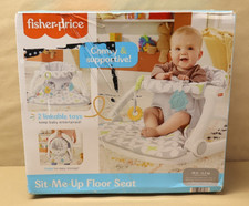 Fisher-Price Portable Baby Chair Sit-Me-Up Floor Seat With Developmental Toys