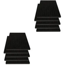 Set of 2 Jewelry Dish Tray Earring Organizer Insert Pad for Pouch