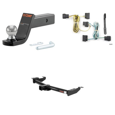 #ad CURT Class 3 Tow Package Trailer Hitch Wiring Ball Mount 13055 56020 45154 $331.99
