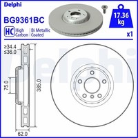 Delphi Bremsscheibe BG9361BC FüR BMW