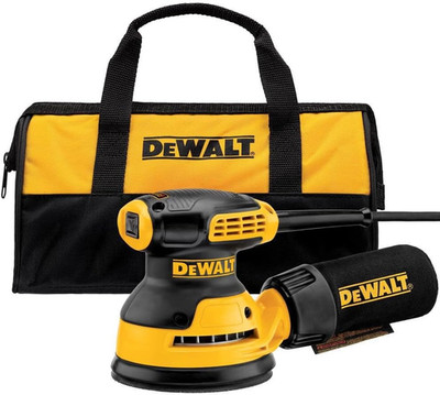 Orbital Sander Kit, 5 Inch, 3 Amp, Corded, 12,000 OPM (DWE6421K)