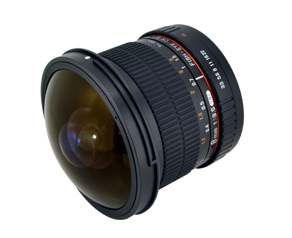 Samyang HD 8mm F3.5 Fisheye Lens for Canon T5i T4i T3i T3 60D 50D  - Image 4 of 4
