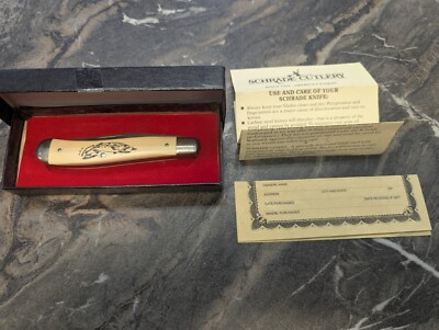 Old Stock Schrade TV-86 Fish North American Wildlife Limited Edition Knife