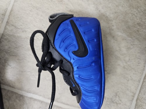 Nike Little Posite Pro CB Foamposite Hyper Cobalt Blue 643145-402 Toddler Sz.3C - Picture 3 of 14