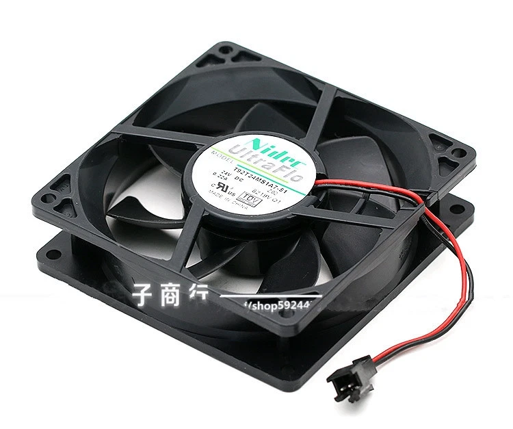 Nidec T92T24MS1A7-51 24V 0.22A 9025 9CM 2-wire inverter cooling fan - Image 4 of 4