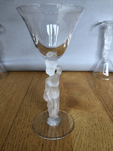 5 FRENCH BAYEL BACCHUS MALE NUDE CORDIAL /LIQUEUR GLASSES c.1960s - UNIQUE! - Picture 8 of 12