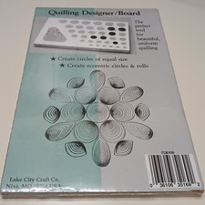 Quilling Designer Board #169 Lake City Craft Co. New Old Stock Made In The USA