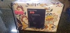 Tribeca Living 200-GSM Abstract Paisley Printed Deep Pocket Flannel Sheet Set