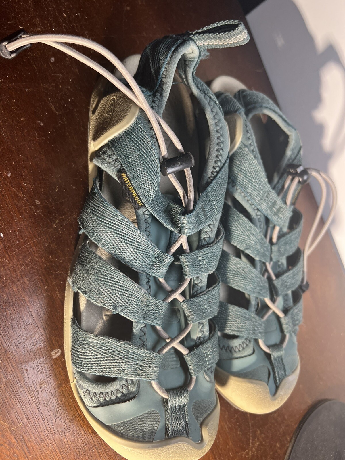 Sandali Keen donna taglia 6 Clearwater CNX comodi piatti 1010996 grigio blu