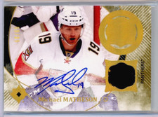 2016-17 Ultimate Collection Signature Material Phenoms Michael Matheson RC/65