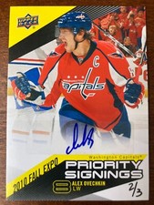 2010 Upper Deck Alex Ovechkin Auto 2/3 Autograph