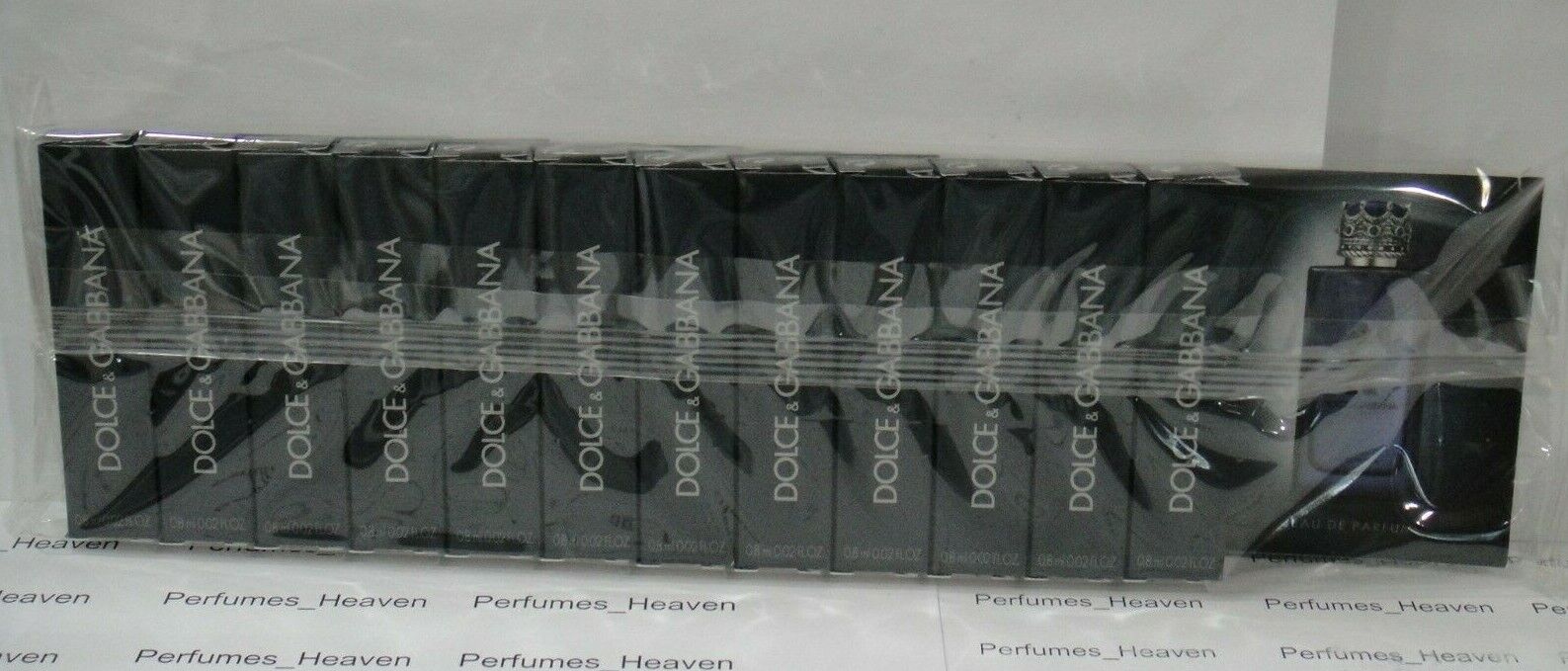Lot of 12 x Dolce & Gabbana K Eau De Parfum Men Spray Sample Vials 0.8ml Sealed 