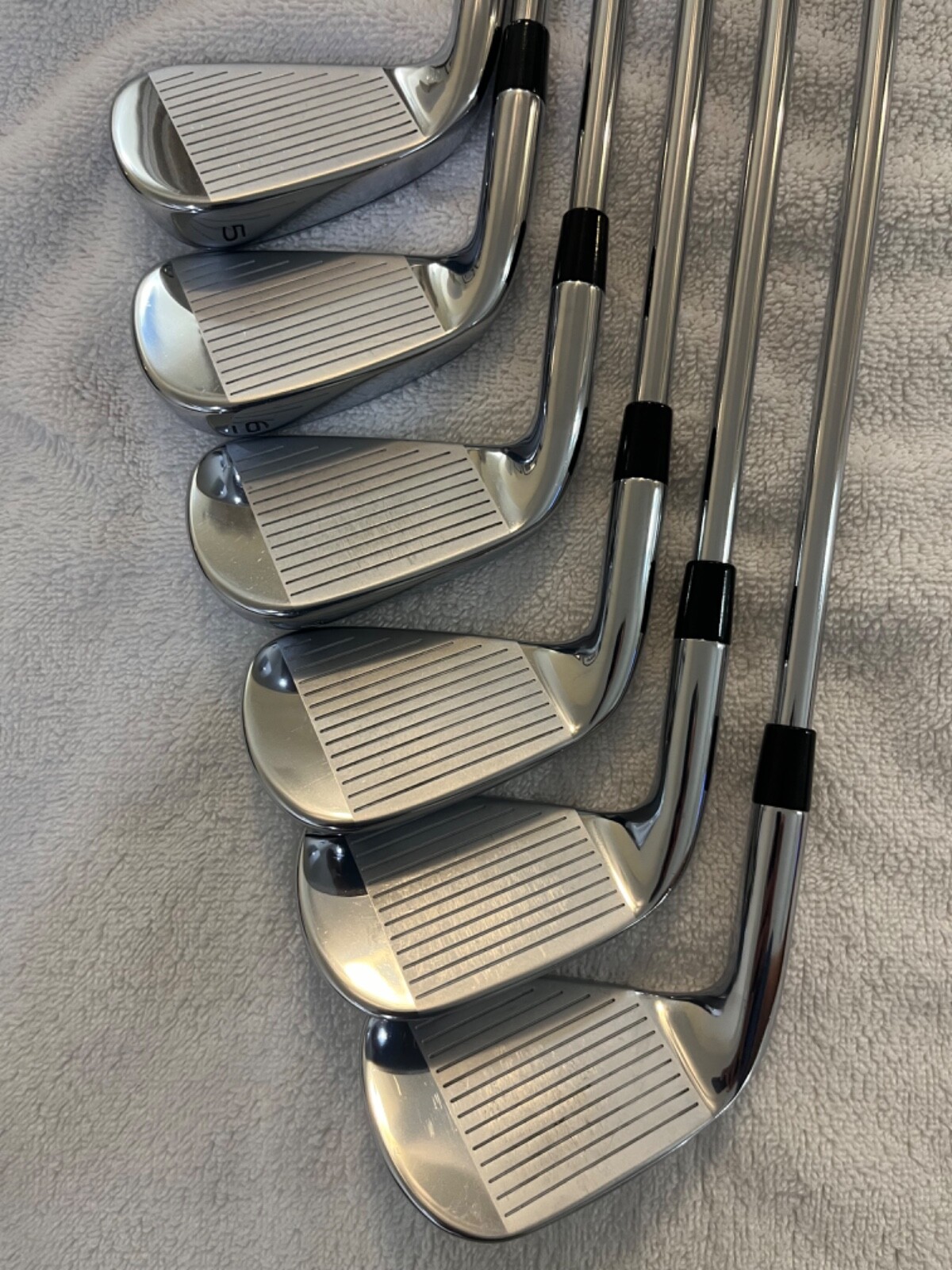 Callaway Rogue ST Pro irons 5 to W, rifle 6.0 flighted 105 shafts eBay