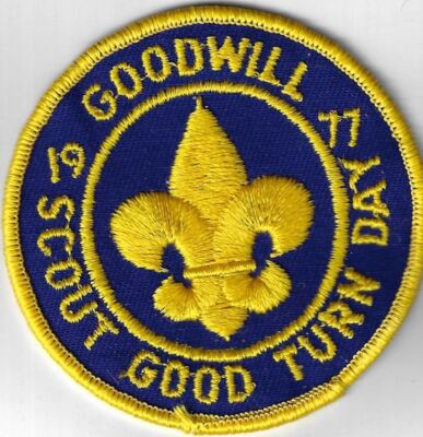 1977 Goodwill Scout Good Turn Day YEL Bdr. [X-1982]