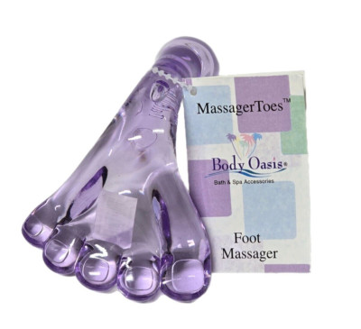 Body Oasis Toes Manual Foot Massager Pressure Points Reflexology Purple