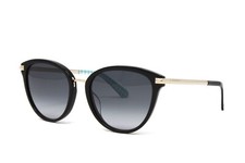 Kate Spade Sunglasses Women's Cat Eye Savona/G/S 807 Black 53mm Grey Lens NEW 