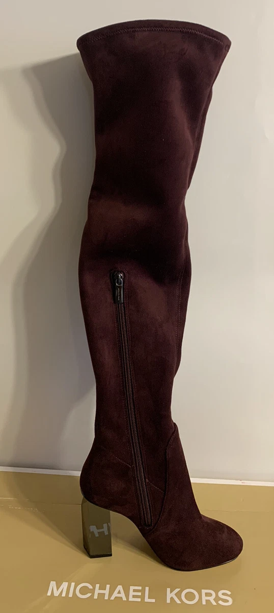 Michael kors 2024 oxblood boots