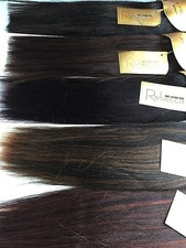 100 Human Hair For Weaving, 12" Long Yaki Perm Style by Rebecca Collection 