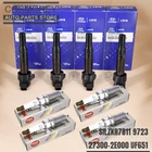 4X OEM UF651 Ignition Coils &4 NGK Spark Plugs 9723 For Hyundai Elantra Kia Soul