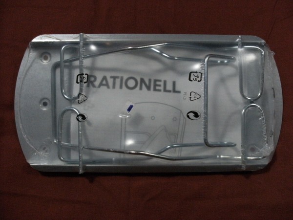 Organizador de almacenamiento con soporte de pared de hierro Ikea Rationell Variera - acero galvanizado NUEVO