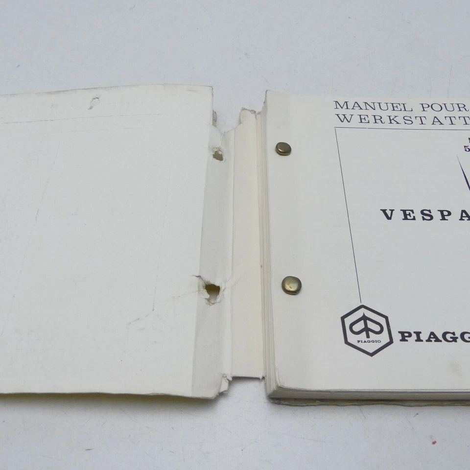 original Vespa 50 S Sport PV ET3 Sprint Rally GTR 125 150 180 Werkstatthandbuch - Bild 2 von 4