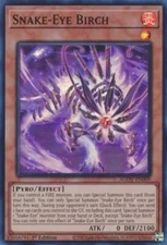 Yugioh! Snake-Eye Birch - AGOV-EN009 - Super Rare - 1st Edition Near Mint, Engli