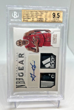 BGS 9.5 / AUTO 10 - 2012/13 National Treasures GRANT HILL Laundry Tag Patch 6/6