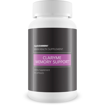 Claryme Memory Support - Natural Brain Booster  Mental Focus & Energy Supplement